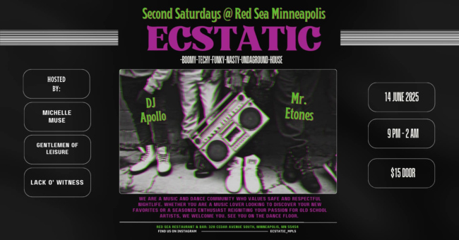 Ecstatic Music Second Saturdays