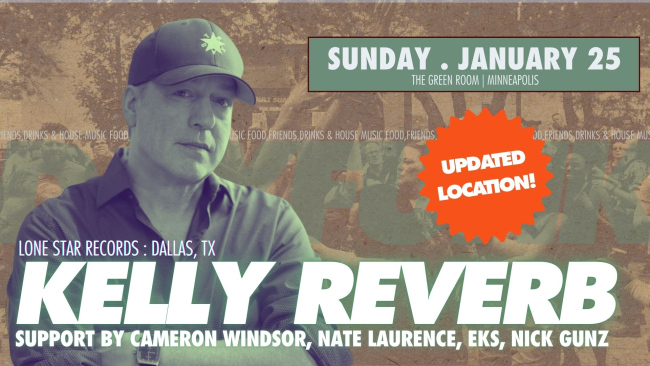 Kelly reverb flyer Dayfunk at Green Room